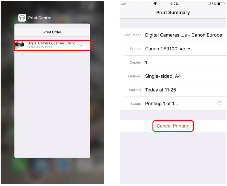Comment connecter une imprimante Canon à un iPhone sans AirPrint